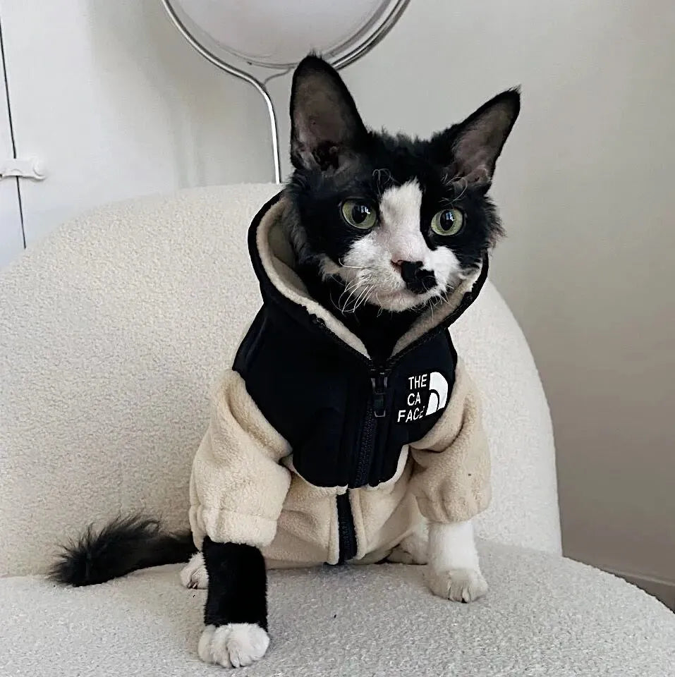 Hairless Cat Clothes Warm Pet Cat Clothes - Bellarte Enchanté Hairless Cat Clothes Warm Pet Cat Clothes